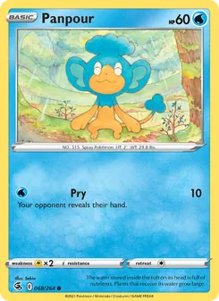 Panpour card from Fusion Strike, number 68/264