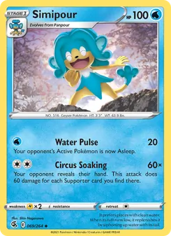 Simipour card from Fusion Strike, number 69/264