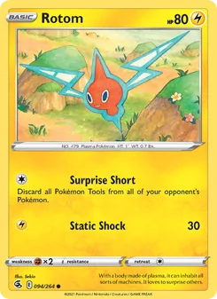 Rotom card from Fusion Strike, number 94/264