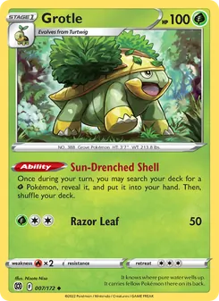 Grotle card from Brilliant Stars, number 007/172