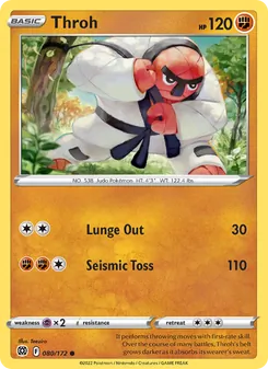 Throh card from Brilliant Stars, number 080/172
