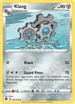 Klang card from Brilliant Stars, number 103/172