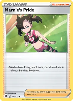 Marnie's Pride card from Brilliant Stars, number 145/172