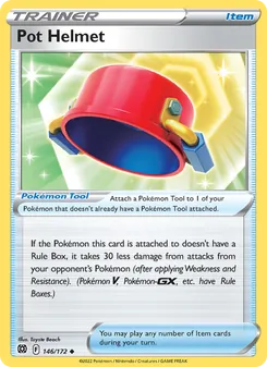 Pot Helmet card from Brilliant Stars, number 146/172
