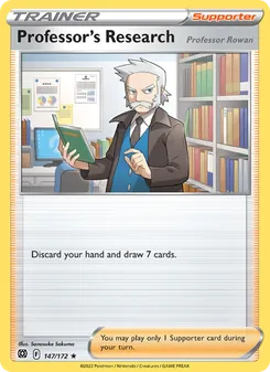 Professor's Research card from Brilliant Stars, number 147/172