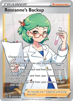 Roseanne's Backup card from Brilliant Stars, number 172/172