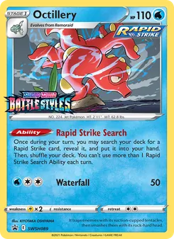 Octillery card from SWSH Black Star Promos, number SWSH089/307