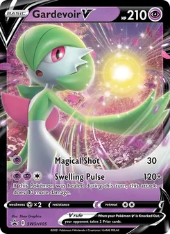 Gardevoir V card from SWSH Black Star Promos, number SWSH105/307