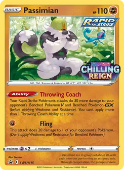 Passimian card from SWSH Black Star Promos, number SWSH115/307