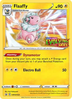 Flaaffy card from SWSH Black Star Promos, number SWSH122/307