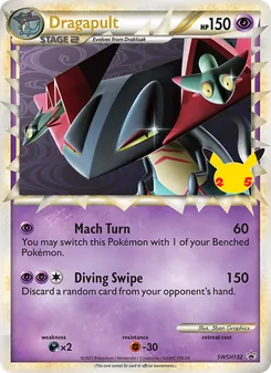 Dragapult card from SWSH Black Star Promos, number SWSH132/307
