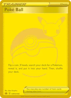 Poké Ball card from SWSH Black Star Promos, number SWSH146/307