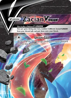 Zacian V-UNION card from SWSH Black Star Promos, number SWSH163/307