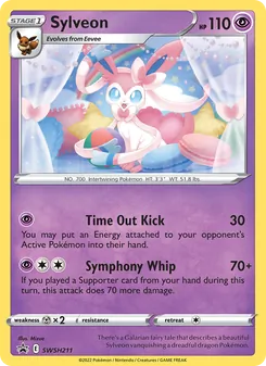 Sylveon card from SWSH Black Star Promos, number SWSH211/307