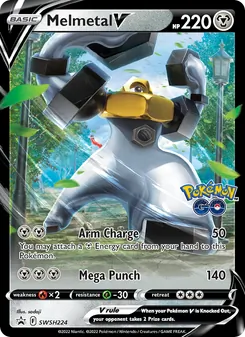 Melmetal V card from SWSH Black Star Promos, number SWSH224/307