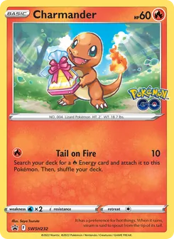 Charmander card from SWSH Black Star Promos, number SWSH232/307
