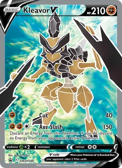 Kleavor V card from SWSH Black Star Promos, number SWSH248/307