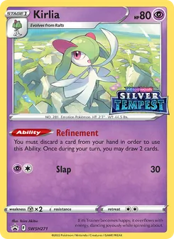 Kirlia card from SWSH Black Star Promos, number SWSH271/307