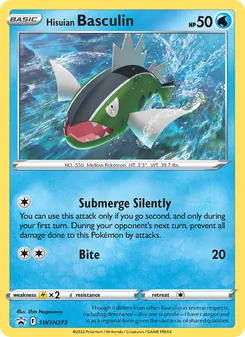 Hisuian Basculin card from SWSH Black Star Promos, number SWSH273/307