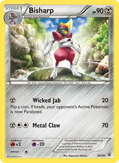 Bisharp card from Kalos Starter Set, number 20/39