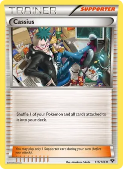 Cassius card from XY, number 115/146