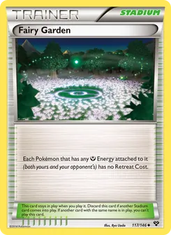 Fairy Garden card from XY, number 117/146