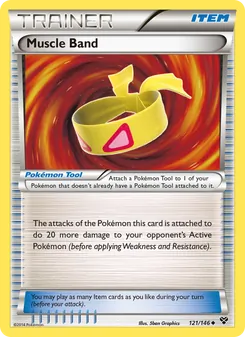 Muscle Band card from XY, number 121/146