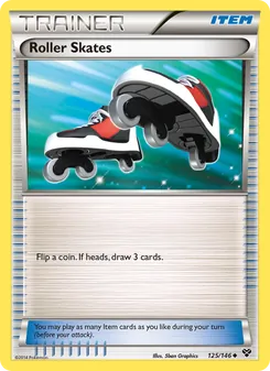 Roller Skates card from XY, number 125/146