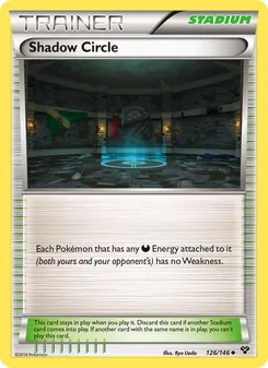 Shadow Circle card from XY, number 126/146