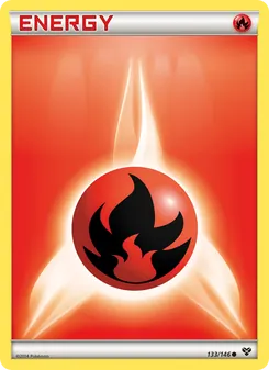 Fire Energy card from XY, number 133/146