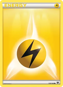Lightning Energy card from XY, number 135/146