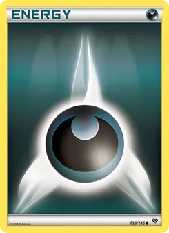 Darkness Energy card from XY, number 138/146
