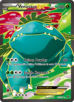 Venusaur EX card from XY, number 141/146