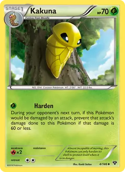 Kakuna card from XY, number 4/146