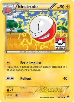 Electrode card from XY, number 45/146
