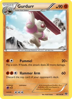 Gurdurr card from XY, number 66/146