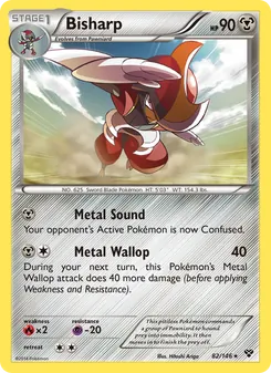 Bisharp card from XY, number 82/146