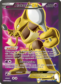 Alakazam EX card from Fates Collide, number 117/124