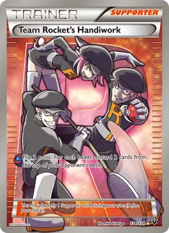 Team Rocket's Handiwork card from Fates Collide, number 124/124