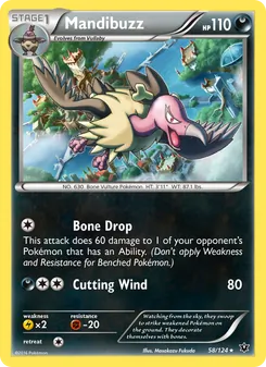 Mandibuzz card from Fates Collide, number 58/124