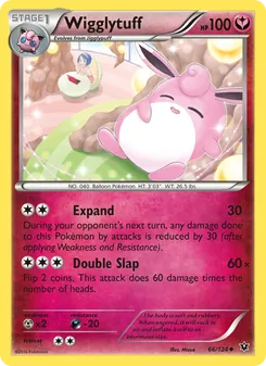 Wigglytuff card from Fates Collide, number 66/124
