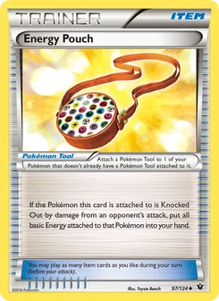 Energy Pouch card from Fates Collide, number 97/124