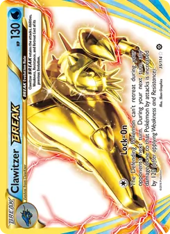 Clawitzer BREAK card from Steam Siege, number 35/114
