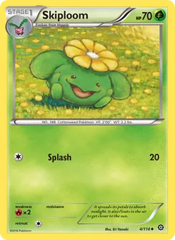 Skiploom card from Steam Siege, number 4/114