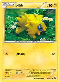 Joltik card from Steam Siege, number 41/114