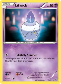 Litwick card from Steam Siege, number 48/114
