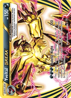 Yveltal BREAK card from Steam Siege, number 66/114