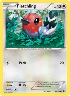 Fletchling card from Steam Siege, number 94/114