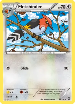 Fletchinder card from Steam Siege, number 95/114