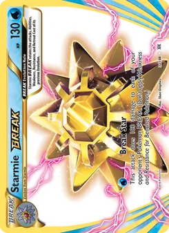 Starmie BREAK card from Evolutions, number 32/108